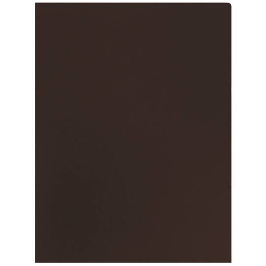 JAM Paper Chocolate Brown 2-Pocket Folders